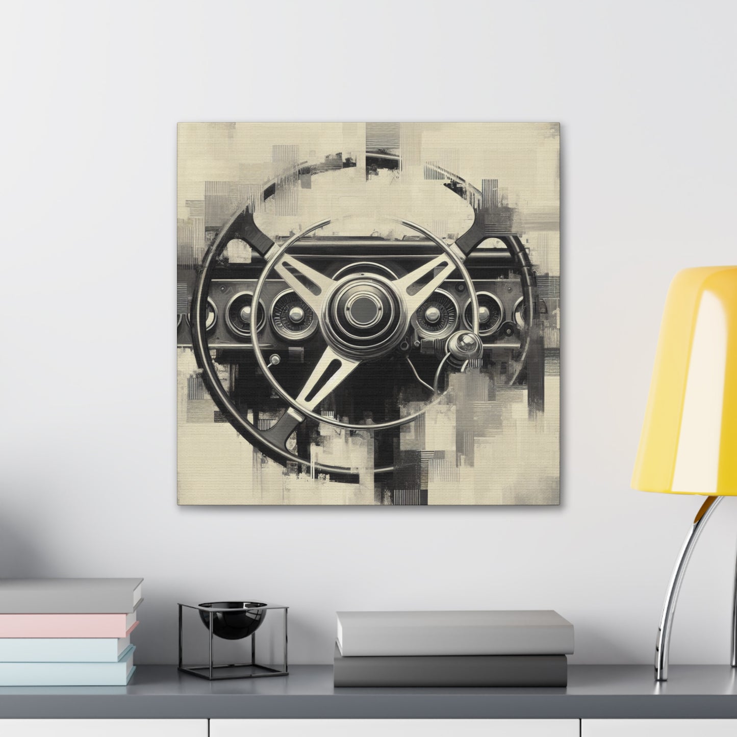 "Iconic Wheel Symphony" - Canvas