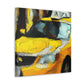 Taxi in the City - Canvas