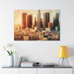 "Cityscape Memories Unveiled" - Canvas