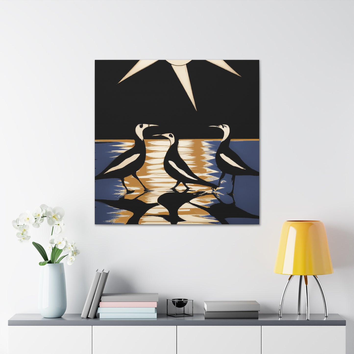 "Flight of the Seabirds" - Canvas