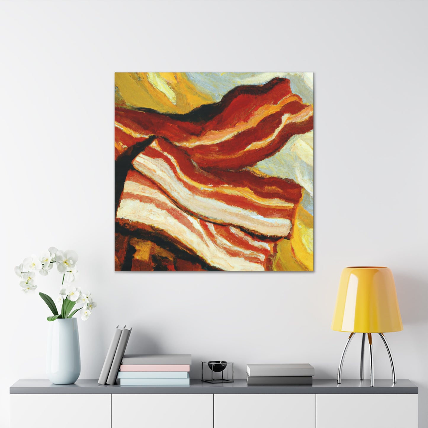 Bacon in the Garden - Canvas