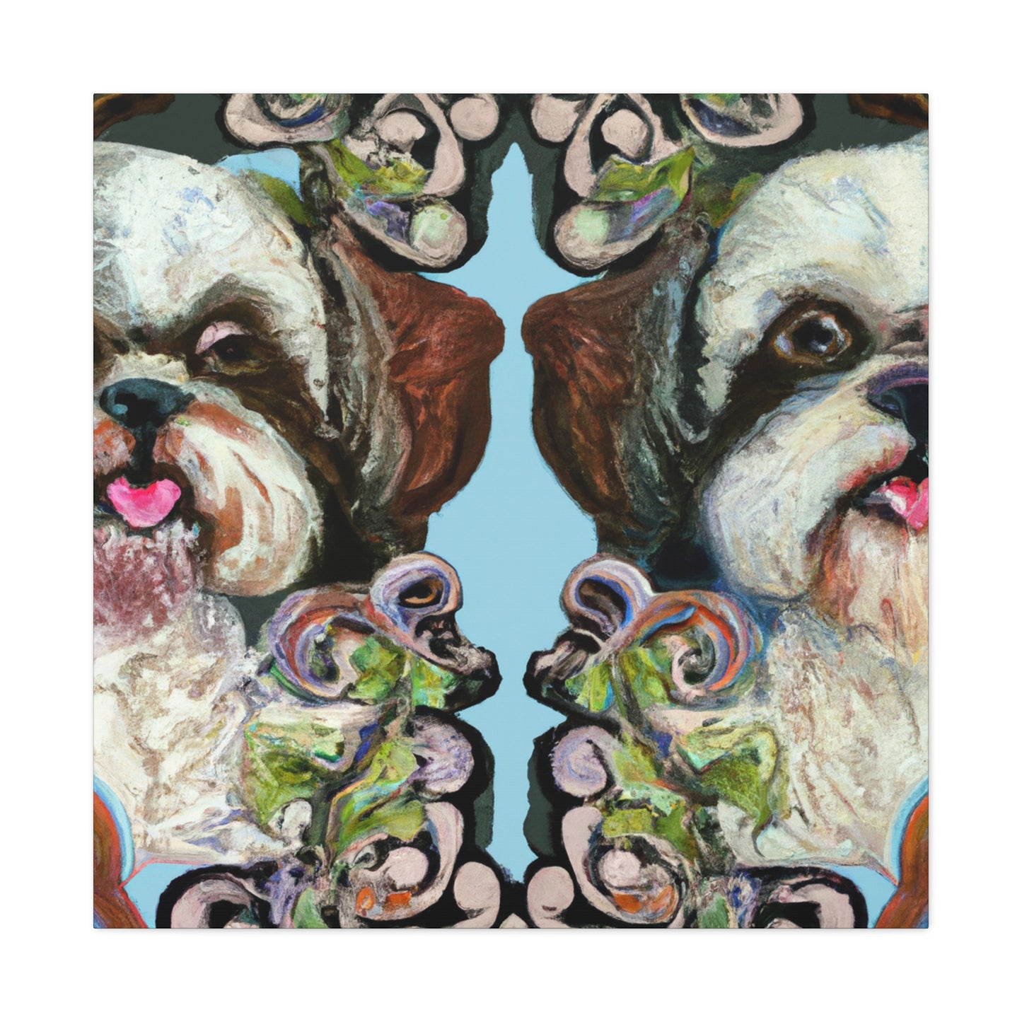 "Shih Tzu in Lace" - Canvas