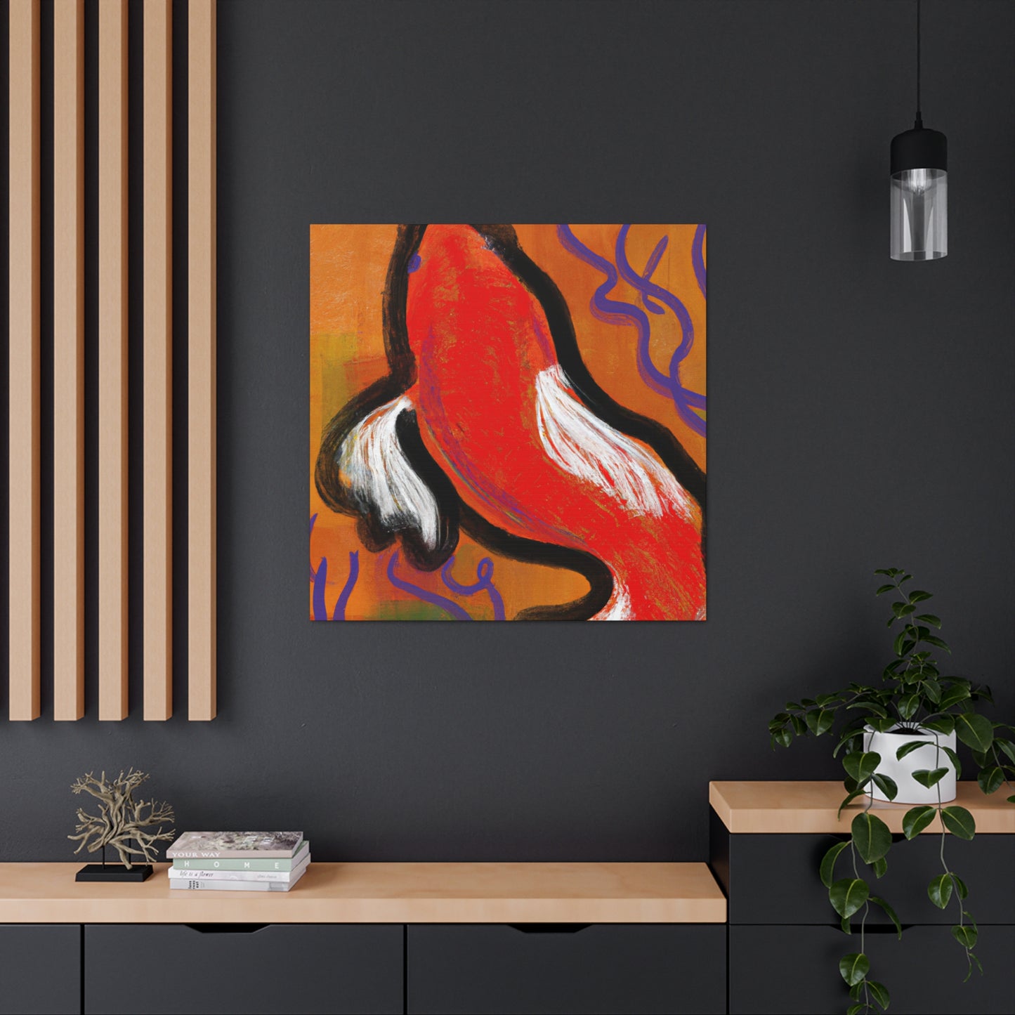 Goldfish in Abstraction - Canvas