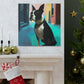 Boston Terrier Lounging - Canvas