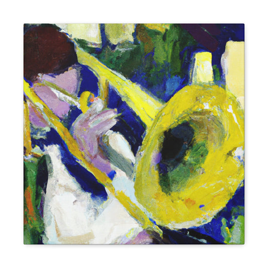 Trombone in Abstraction - Canvas