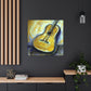 'Guitar Strings In Melody' - Canvas