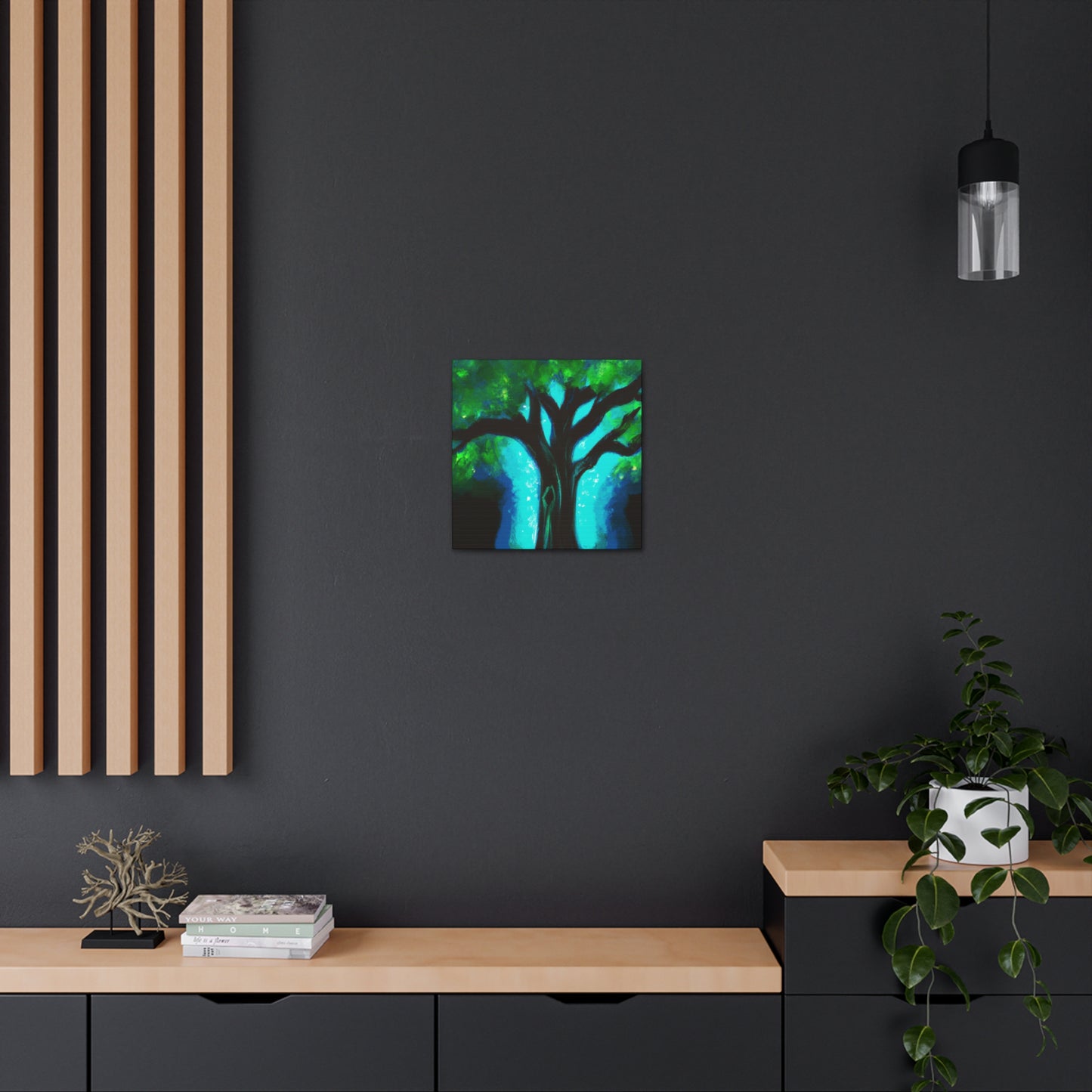 "Oak Tree Ode Variegata" - Canvas