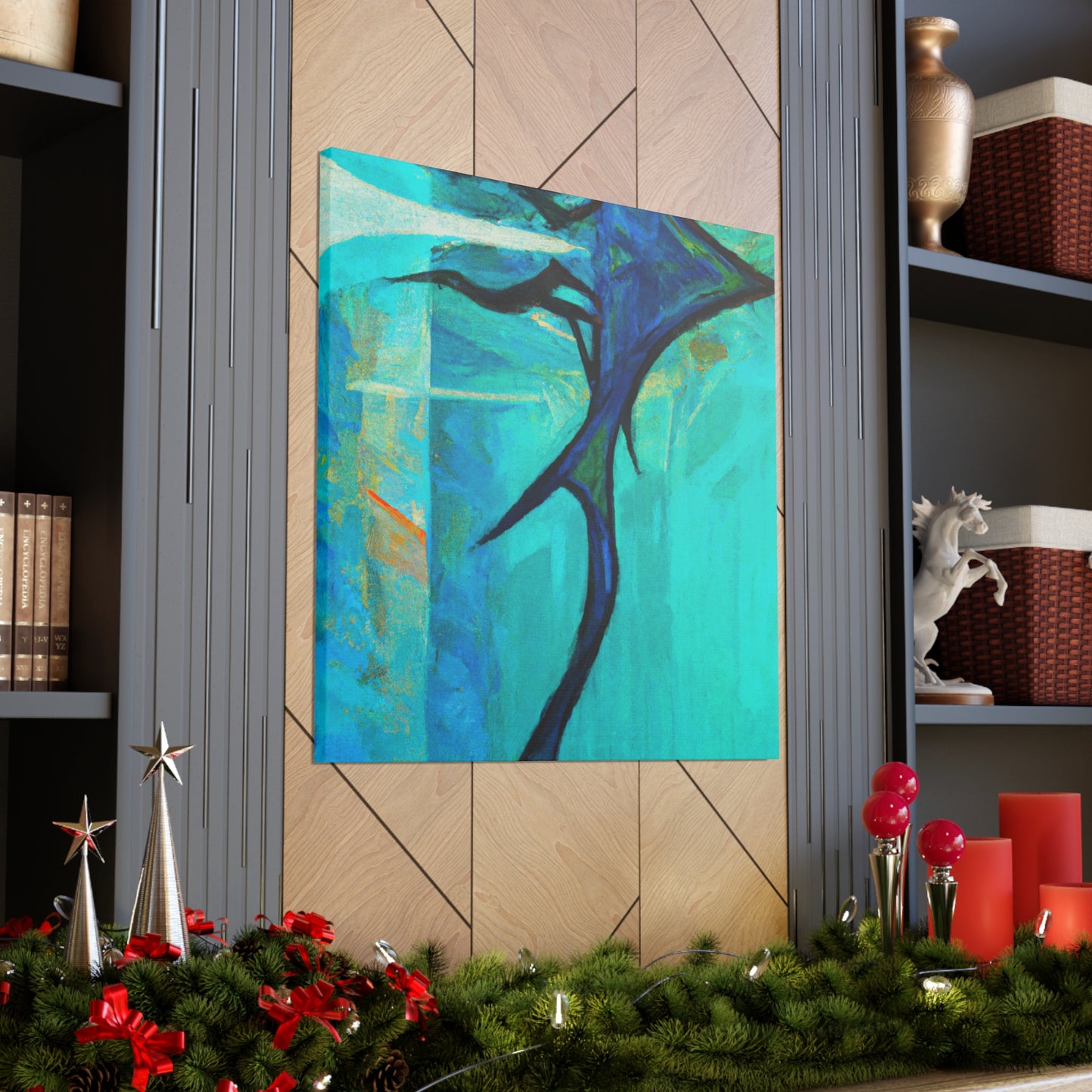 "Sailfish in Art Deco" - Canvas