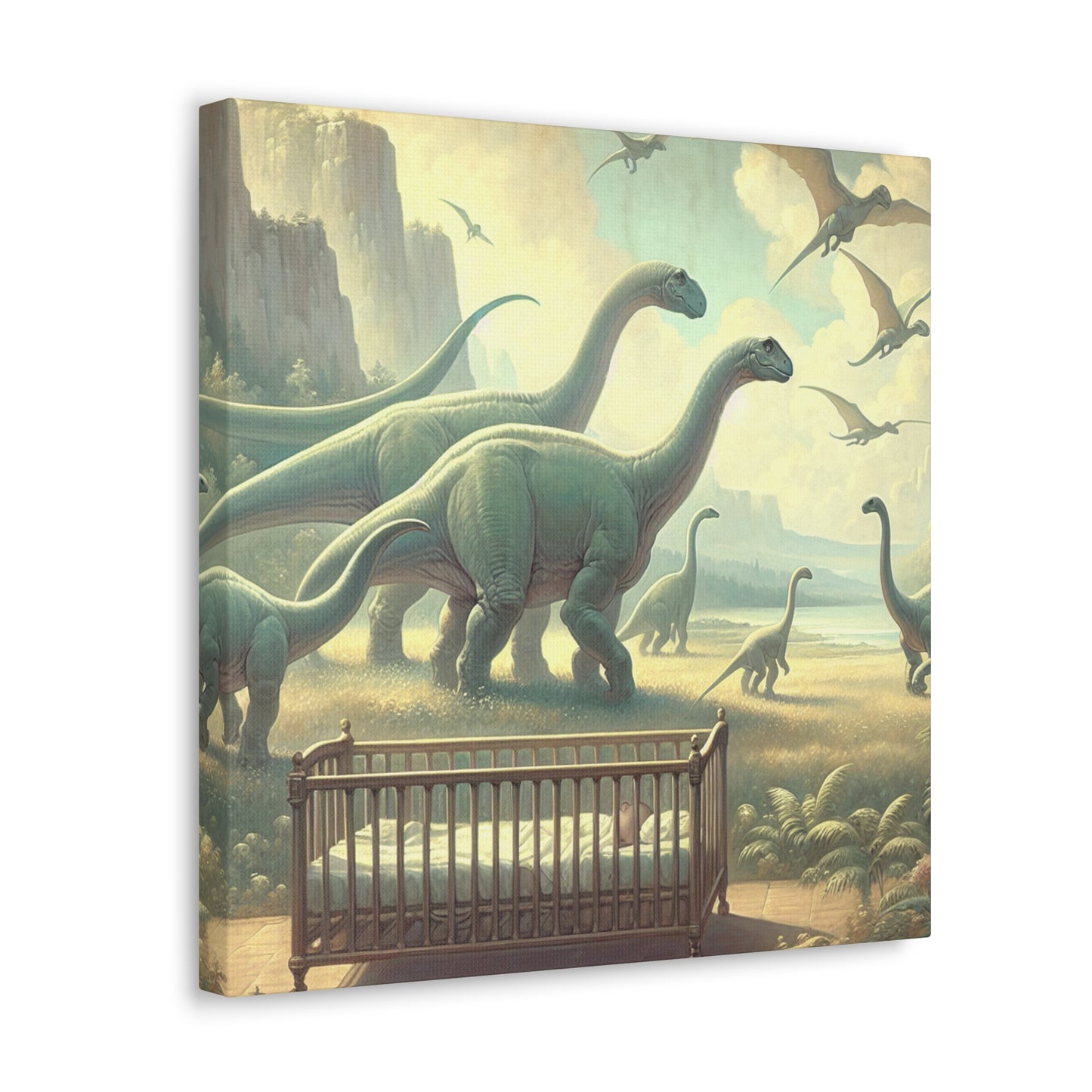 Pastel Prehistoric Portraits - Canvas