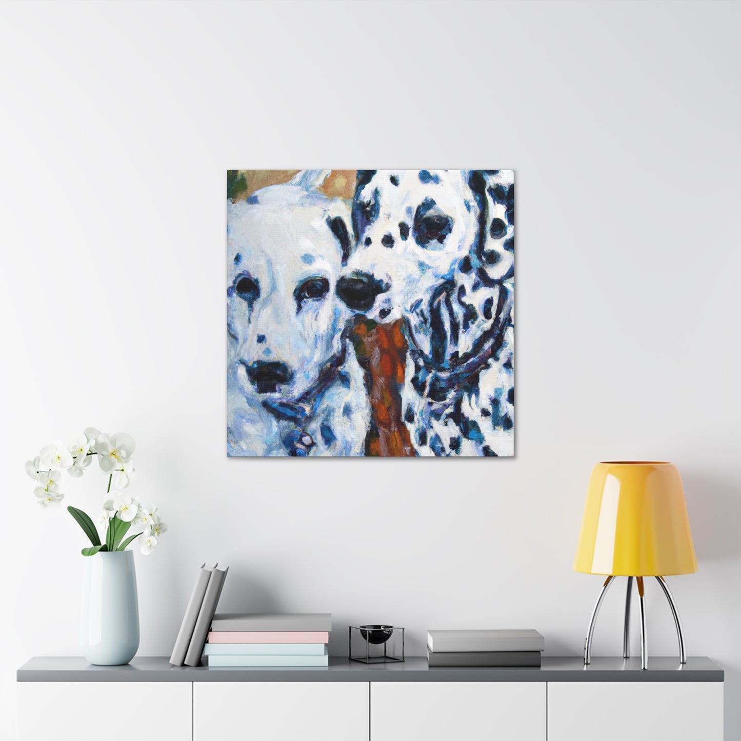 Dalmatian at Dusk - Canvas