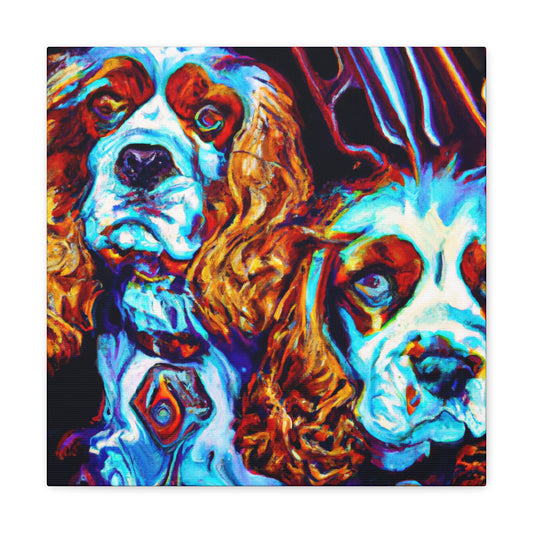 "Spaniel in the Sand" - Canvas