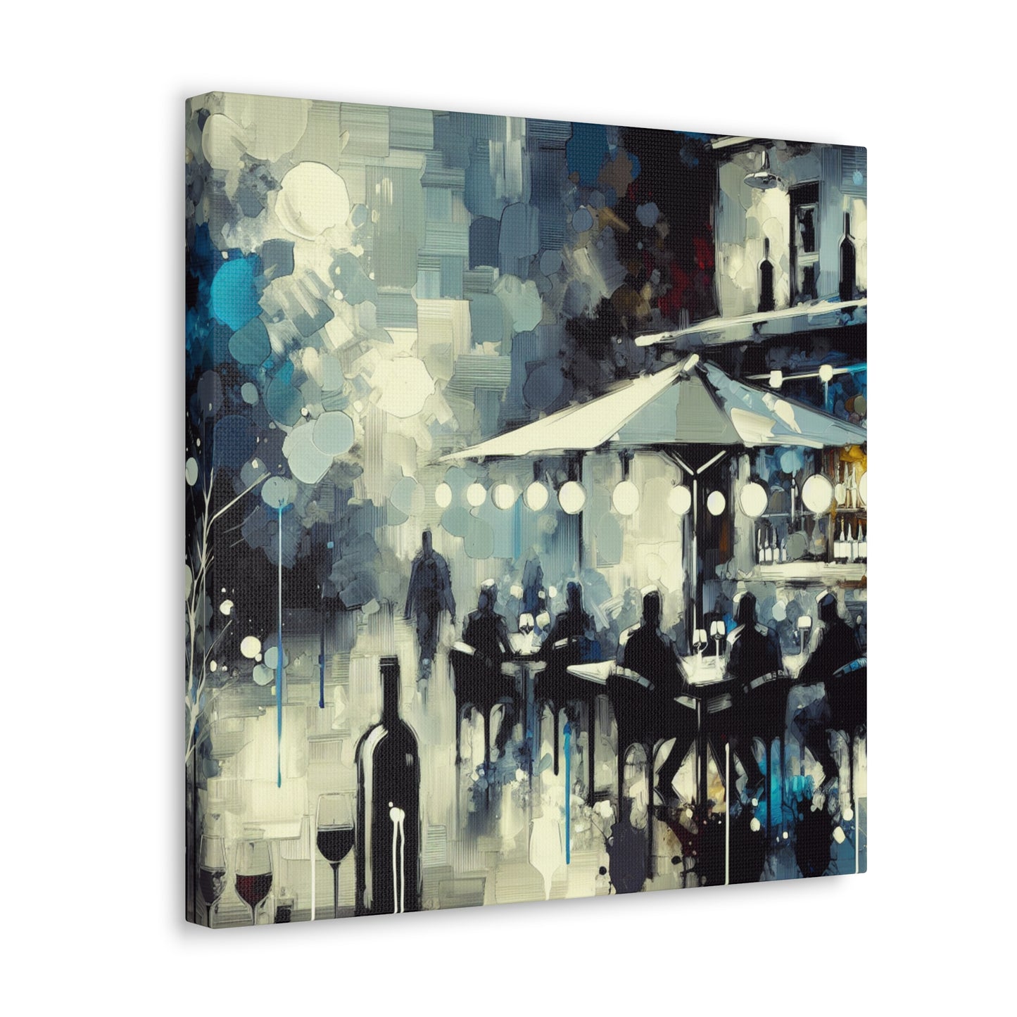 Vino Haven: A Digital Art painting - Canvas