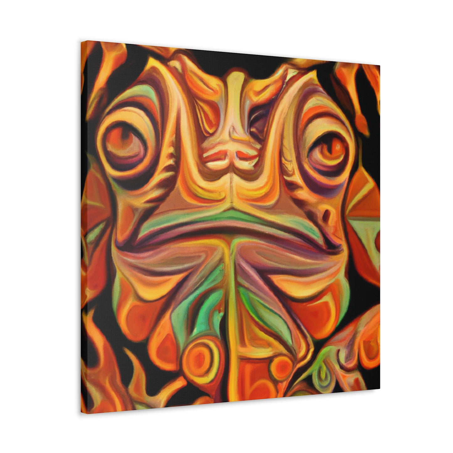 "Horned Lizard Monumental Deco" - Canvas