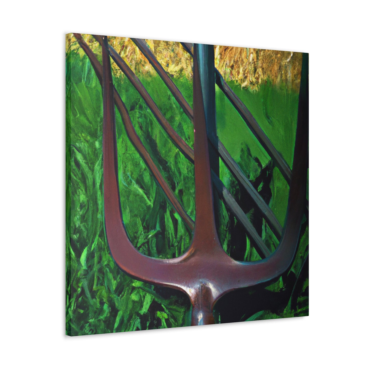 Pitchfork in Hyperrealism - Canvas