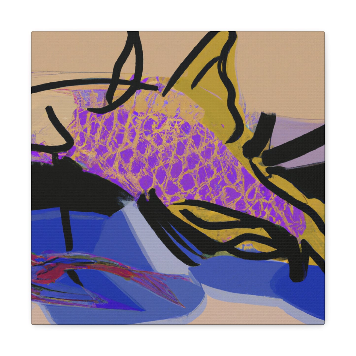 "Swordtail in Abstractions" - Canvas