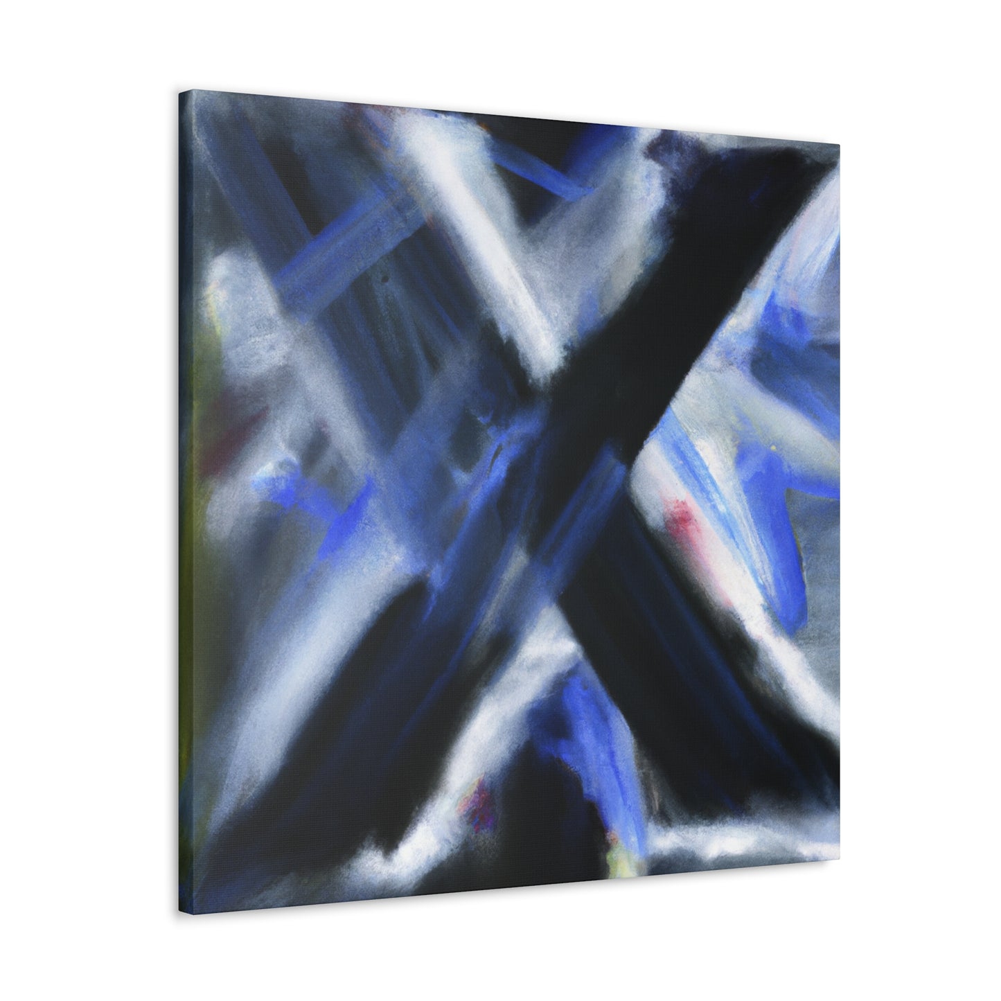 X in Expressionistic Hues - Canvas