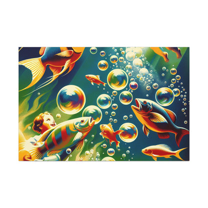 Aqua Visionscape Extravaganza - Canvas