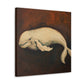 Beluga Whale Serenely - Canvas