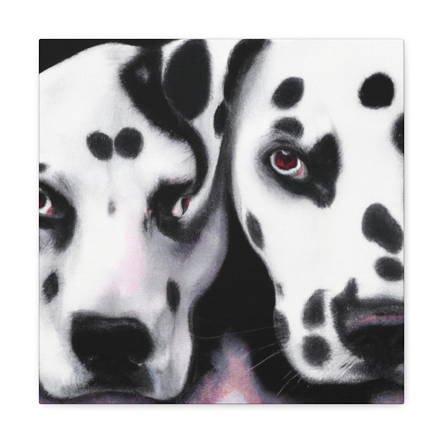 "Dalmatian's Detailed Destiny" - Canvas