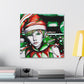 Elf in Moonlight Scene - Canvas