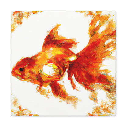 "A Golden Fish Dream" - Canvas