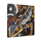 Frilled Lizard Impressionism - Canvas