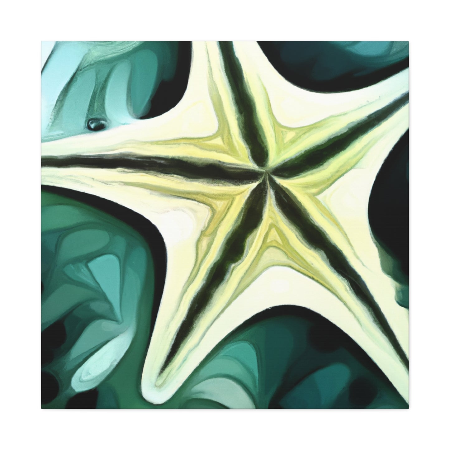 "Starfish Sparkles Aloft" - Canvas