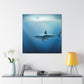 Sharks in Abstracted Light - Canvas