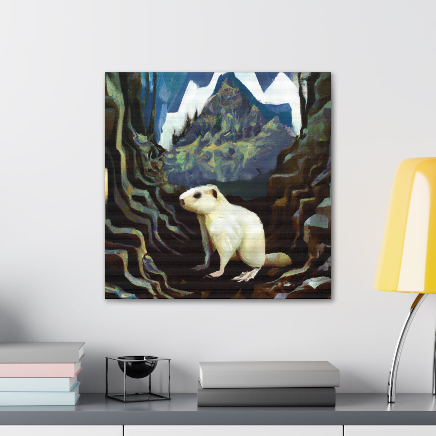 Marmot Street Mural - Canvas