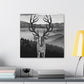 Deer in Steampunk Land - Canvas