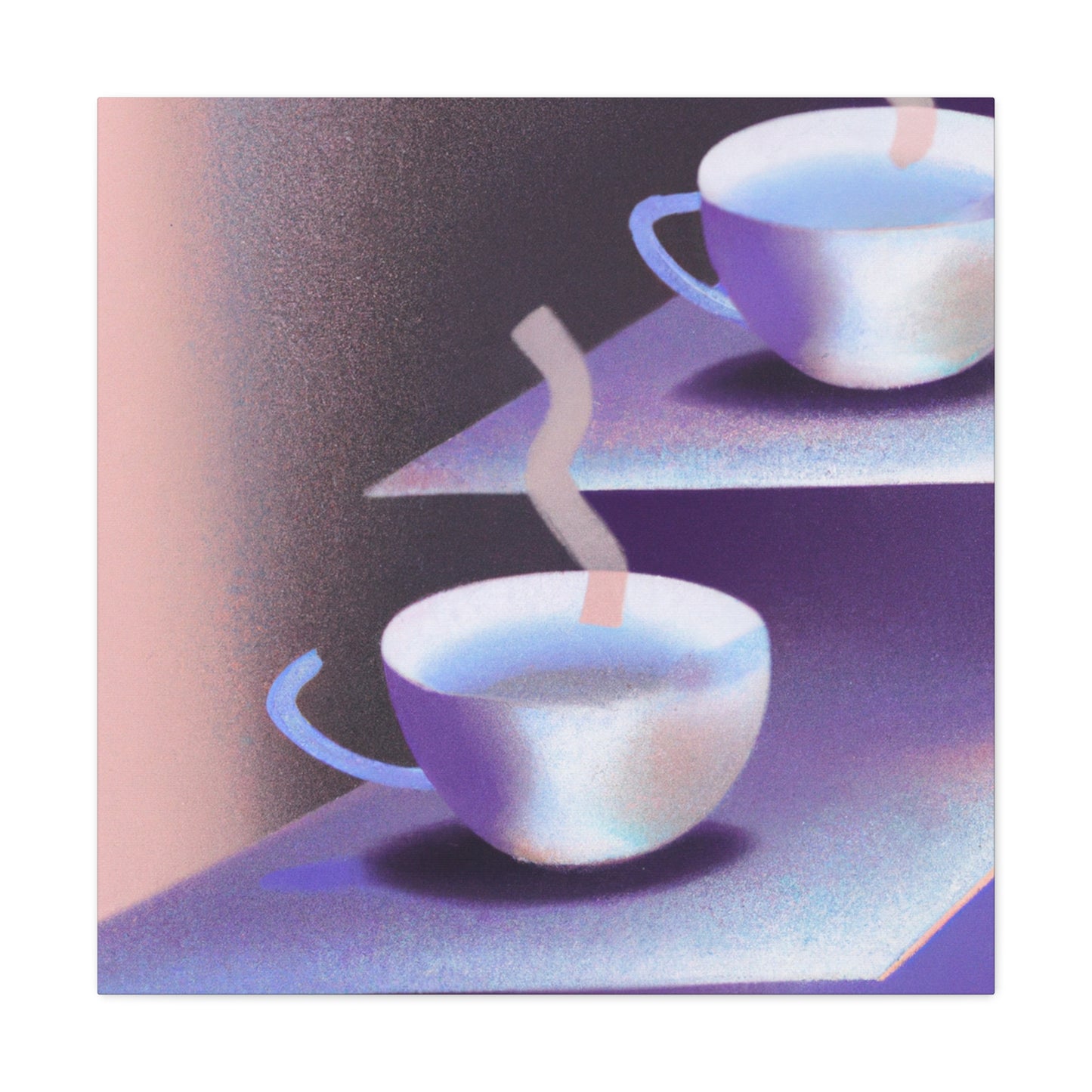 "Tea Cup Tranquility" - Canvas