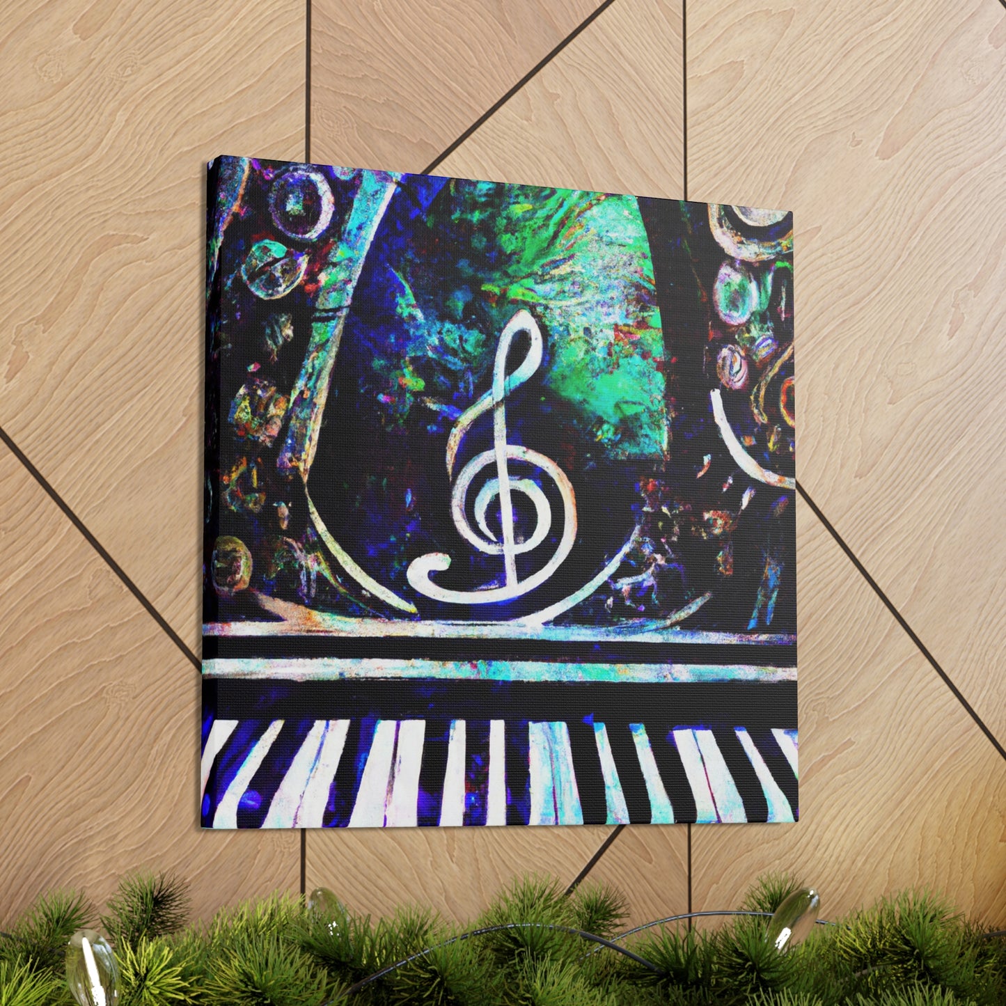 "Pianos Play Music" - Canvas