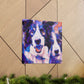 "Border Collie Impressionism" - Canvas