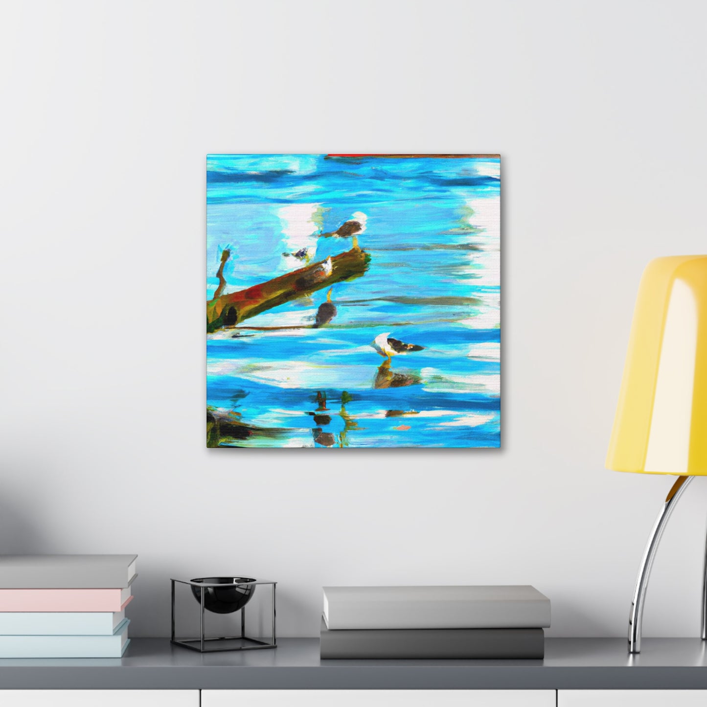 Sea Birds in Flight - Canvas