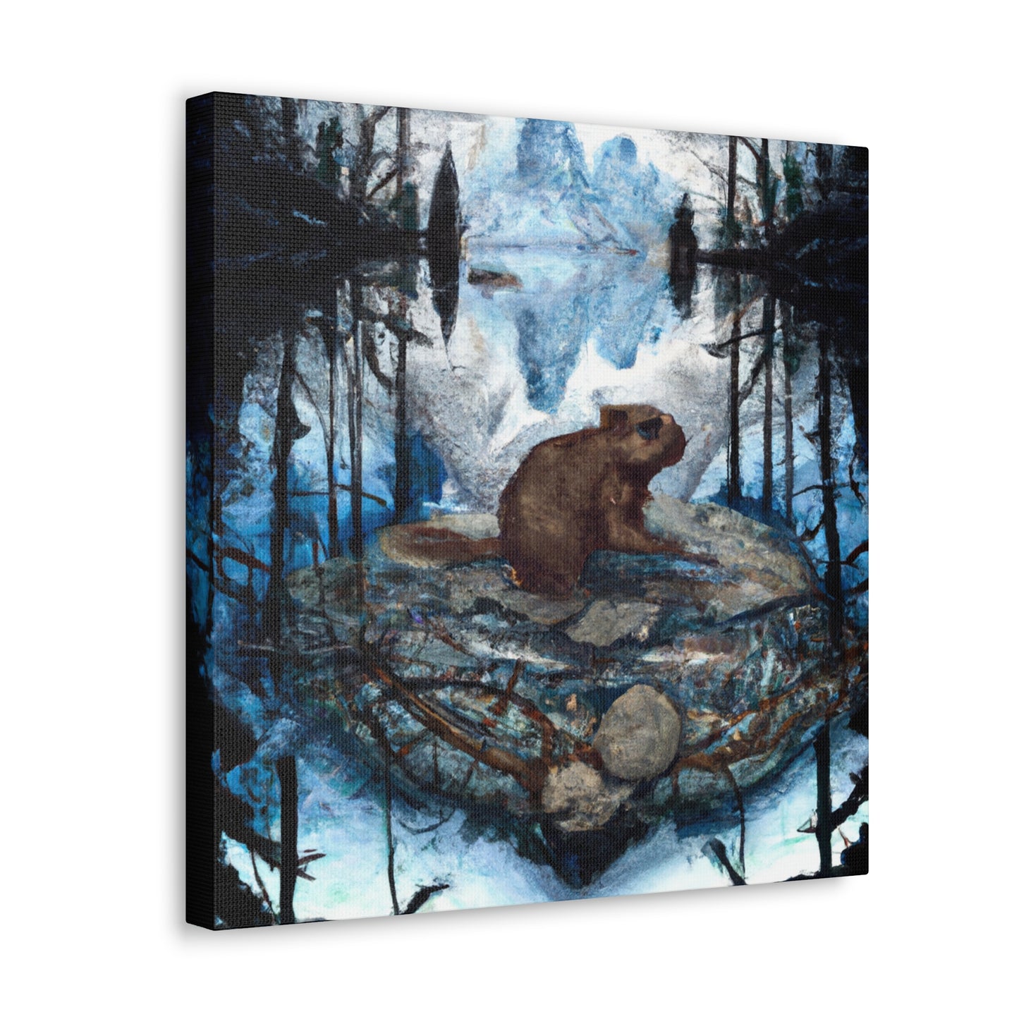 Beaver in Majesty. - Canvas