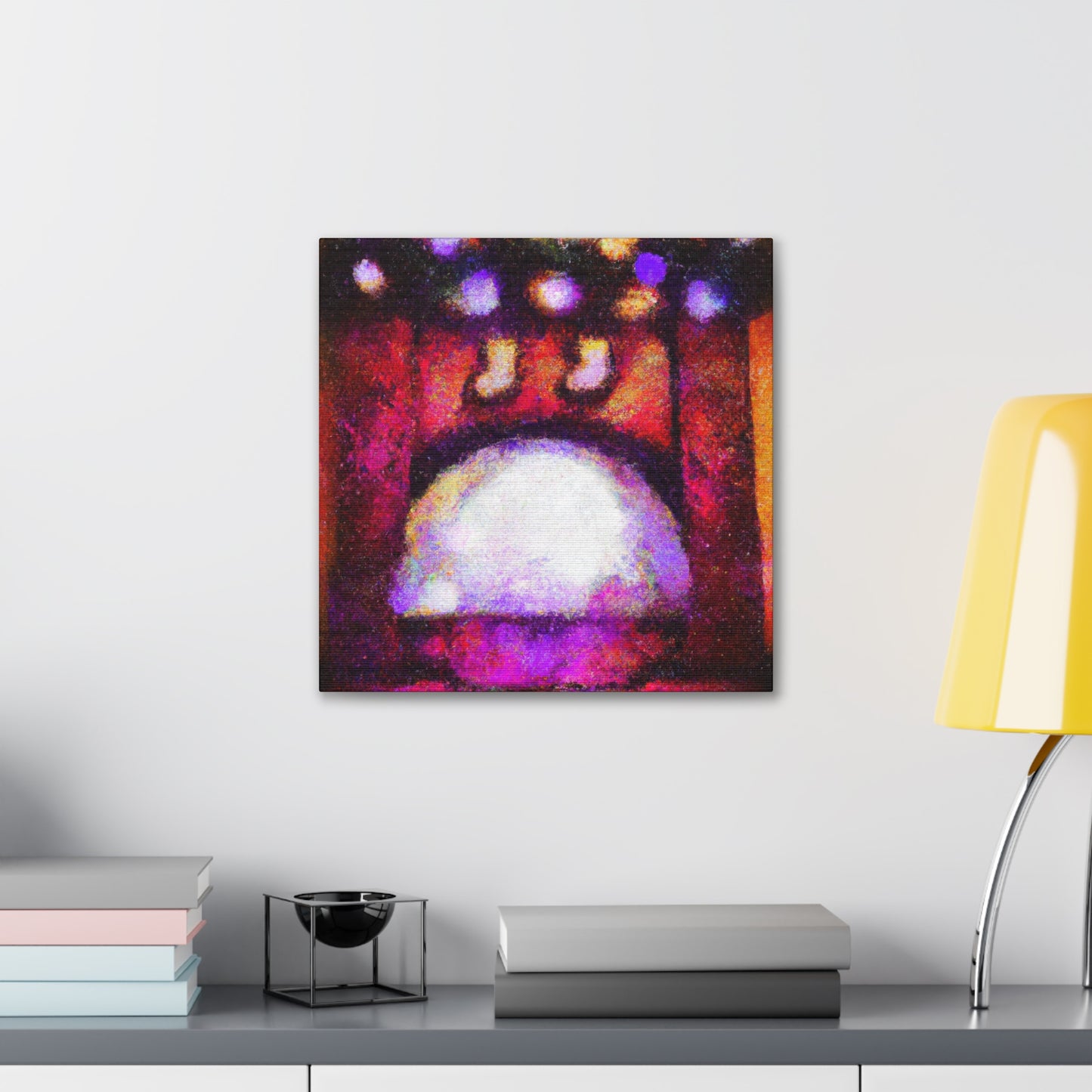 "Fire Hearth Refuge" - Canvas