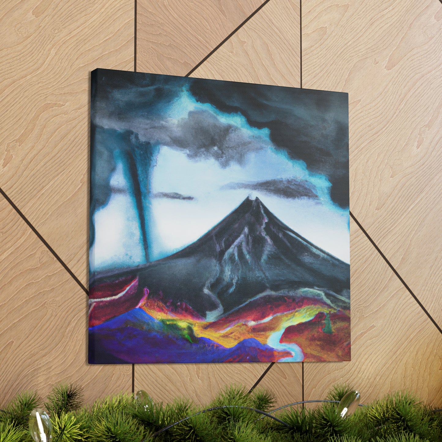 "Volcano of the Roaring 20s" - Canvas