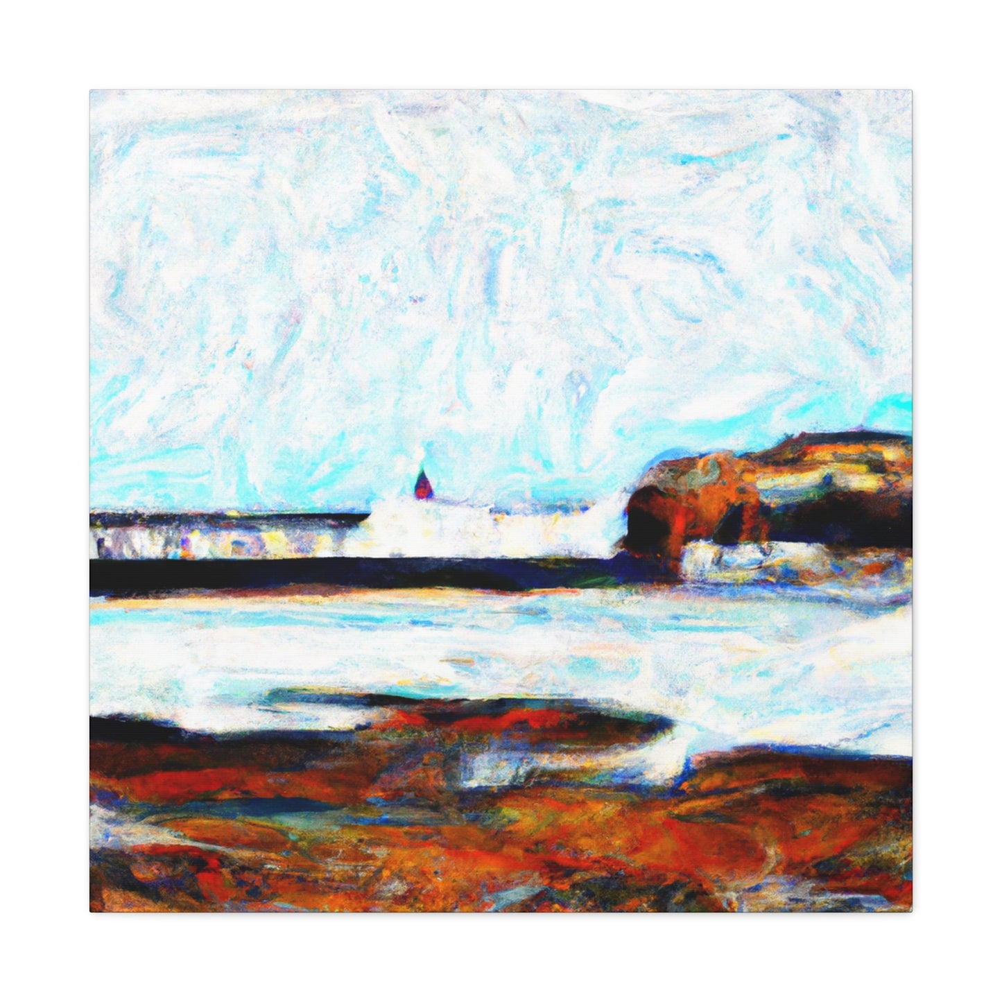 Seawall Expressionism Magic - Canvas