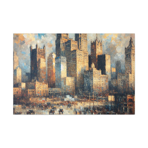 "City in Motion" - Canvas