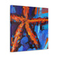 "Starfish Undersea Tableau" - Canvas