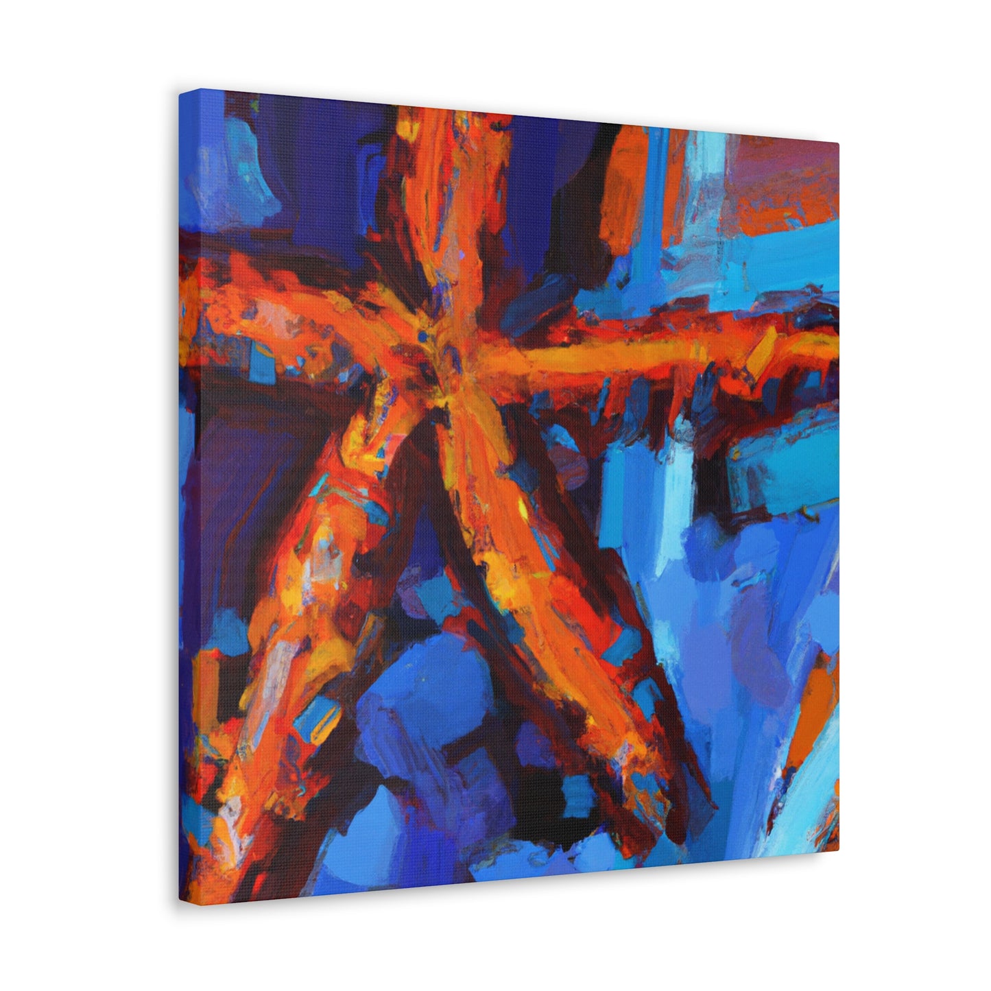 "Starfish Undersea Tableau" - Canvas