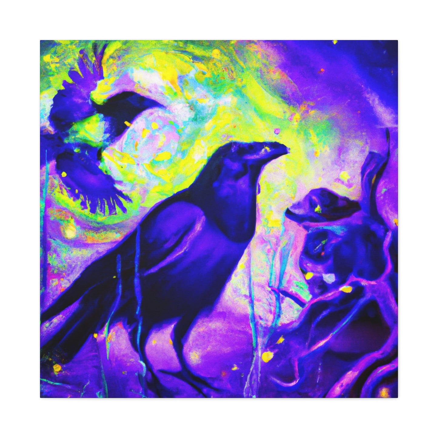 "Crow in Dreamland" - Canvas