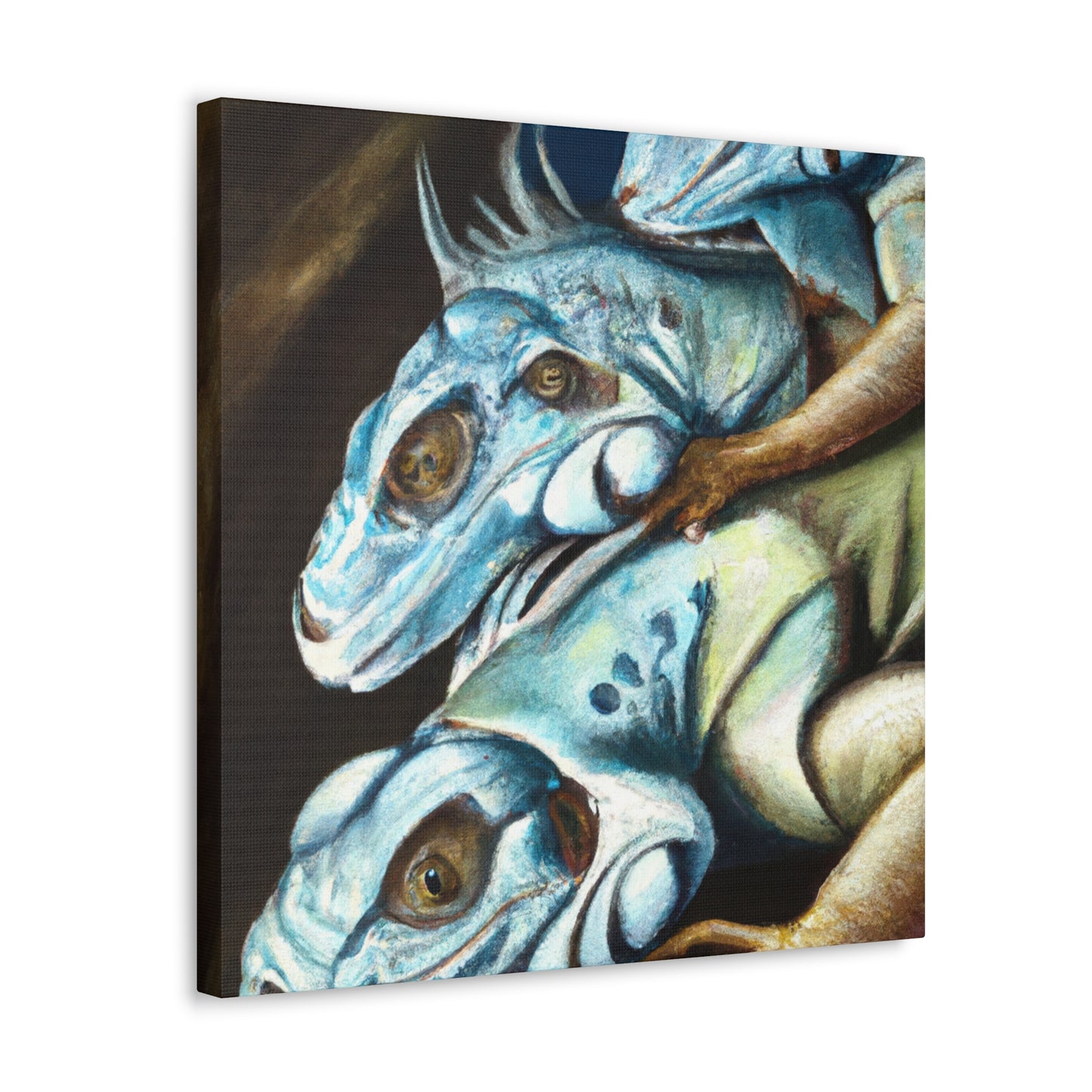 "Iguanas in Surrealism" - Canvas