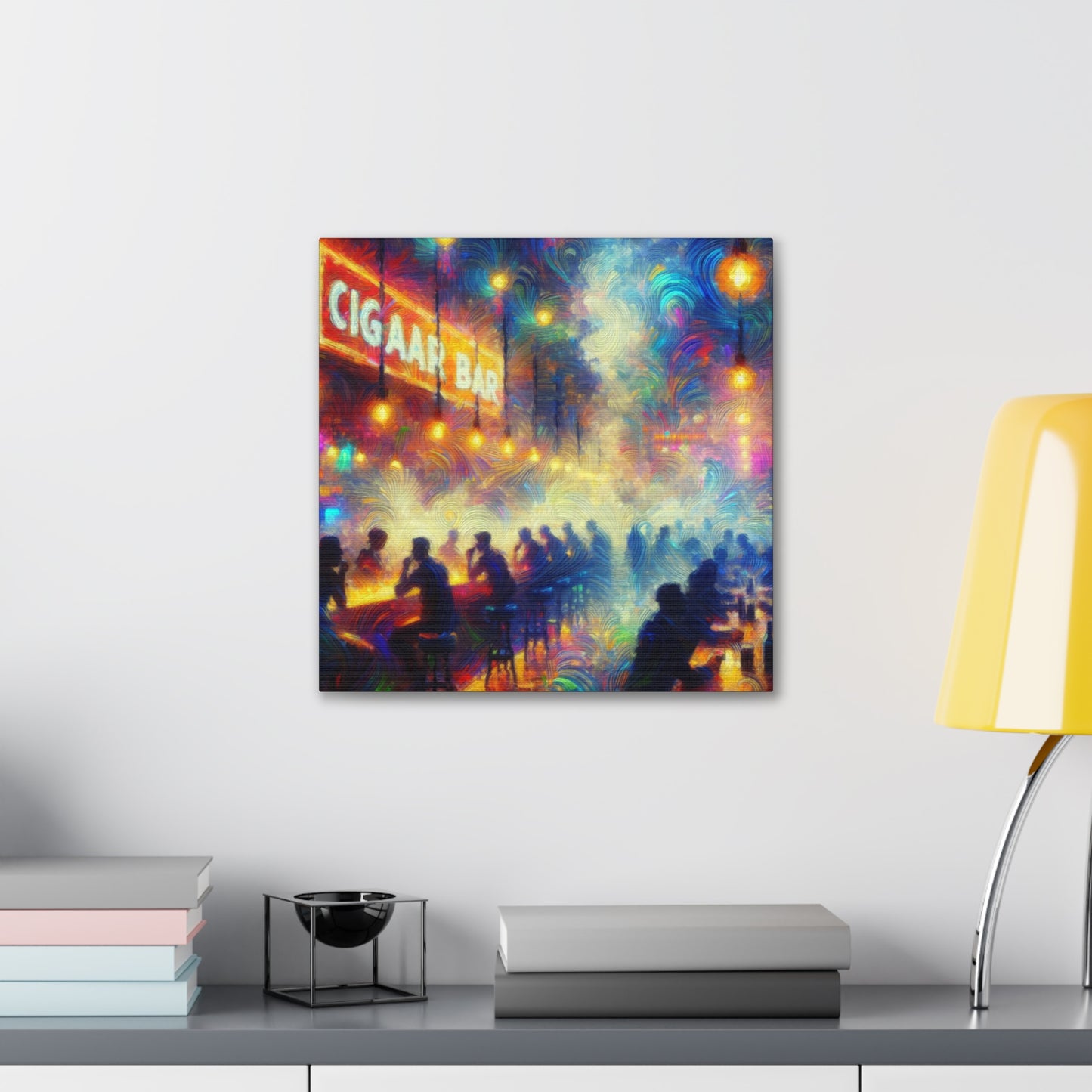 Smoky Soirée Night - Canvas