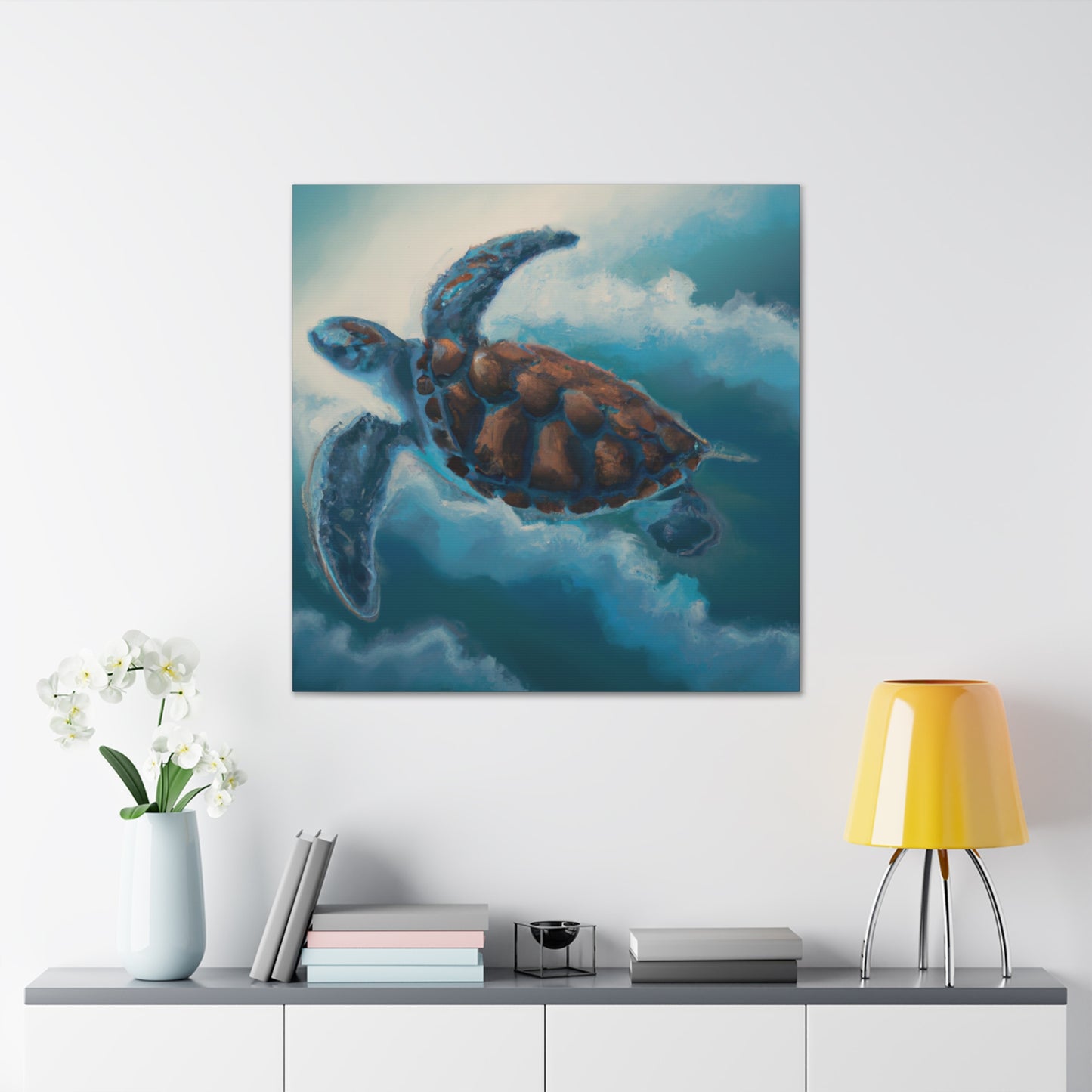 "Sea Turtle Affirmation" - Canvas