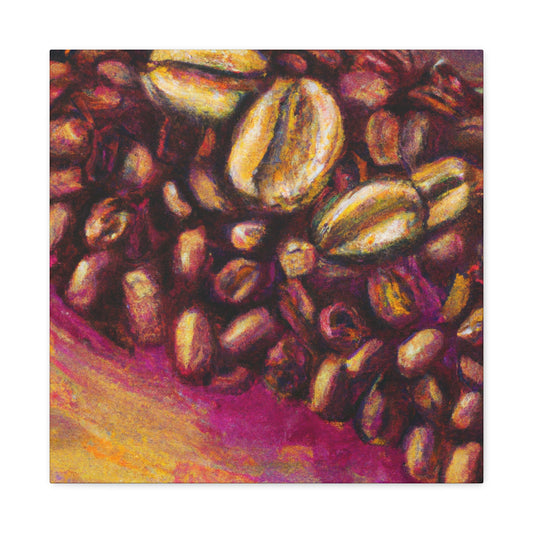 "Coffee's Colorful Aroma" - Canvas