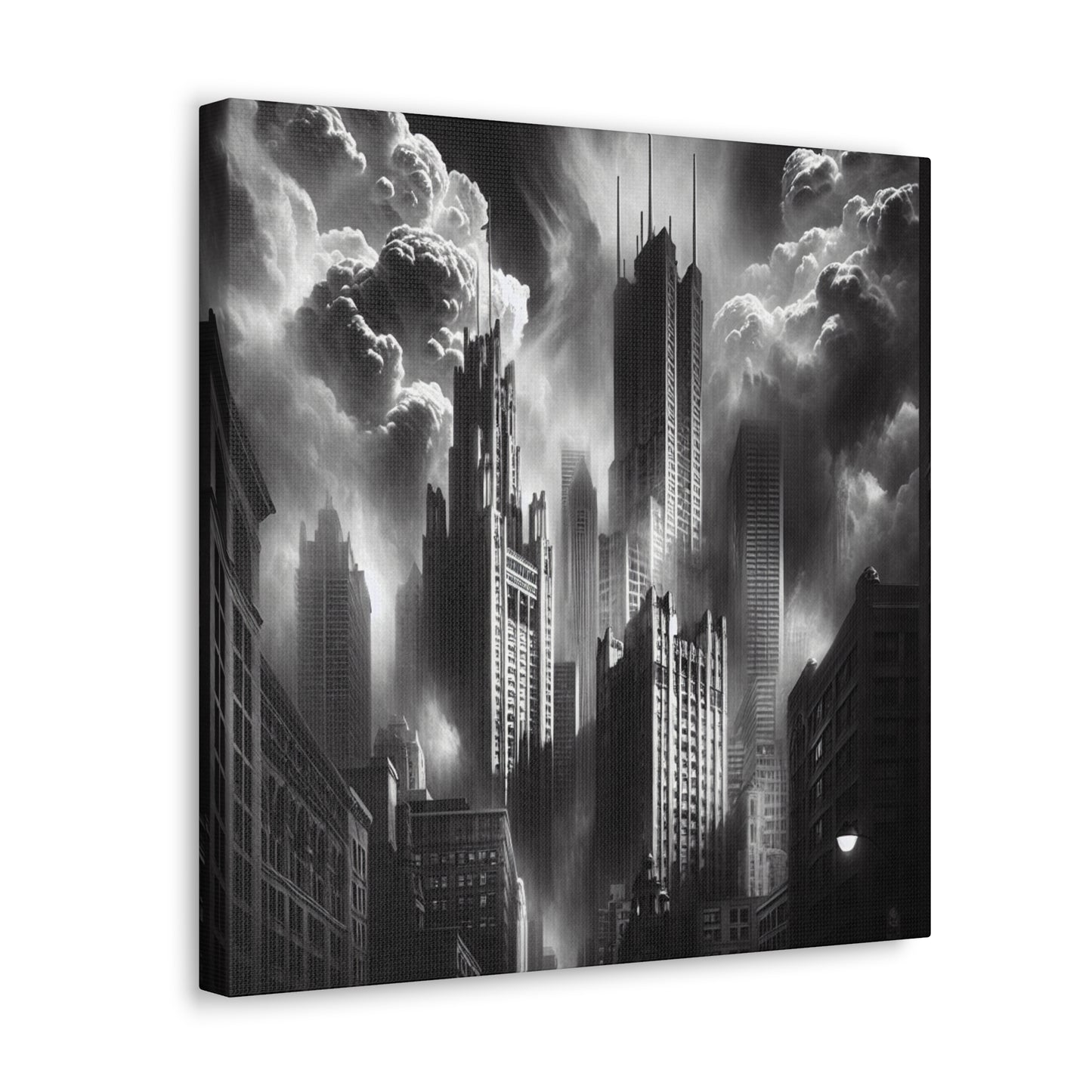 "Chaos in Concrete Jungle" - Canvas