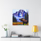 Moose at Sunrise - Canvas