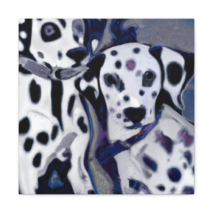 Dalmatian Abstract Expressionism - Canvas