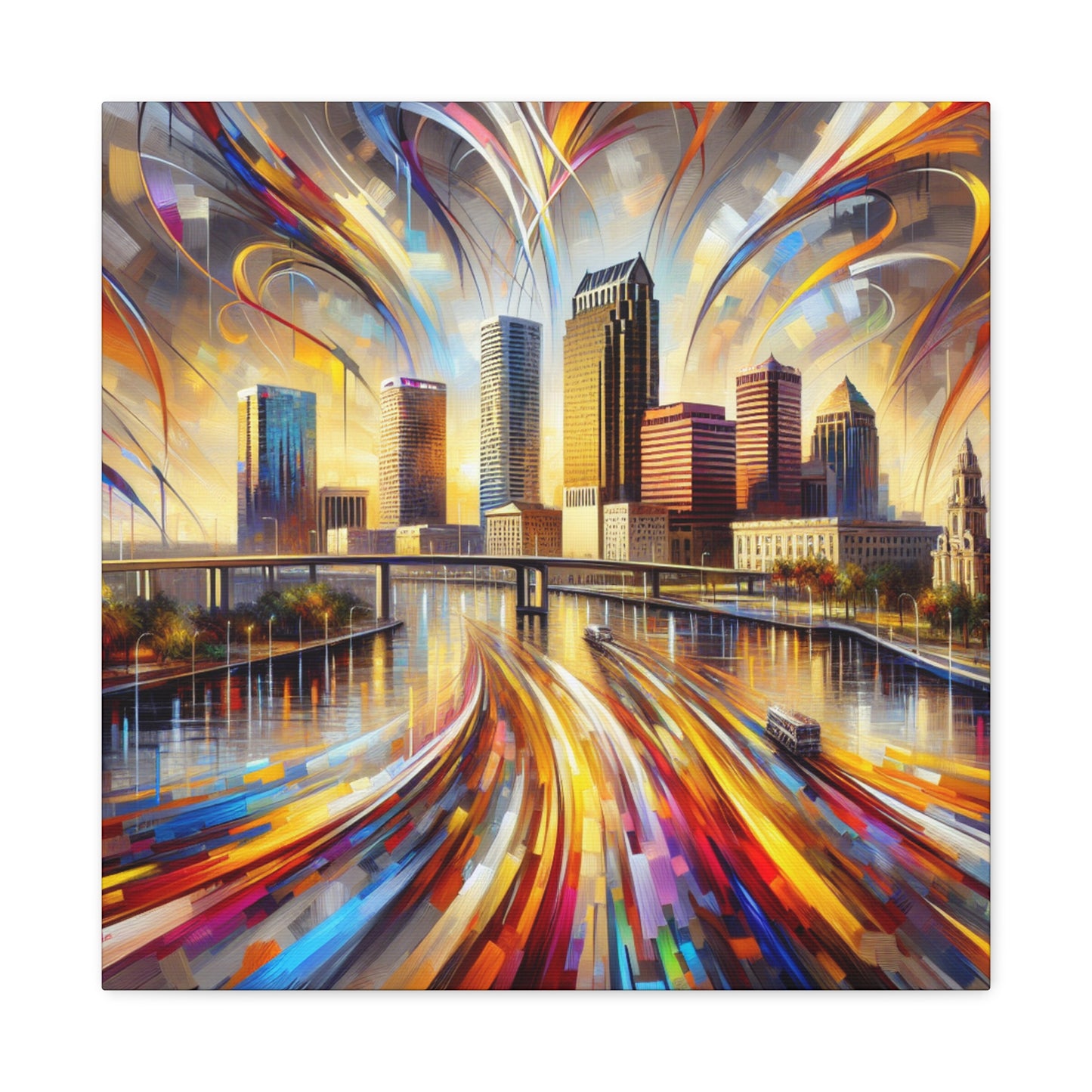 "Enigmatic Tampa Dreamscape" - Canvas